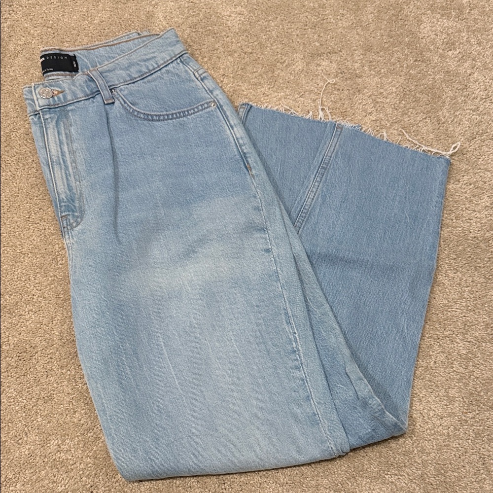 ASOS High Rise Light Blue Jeans